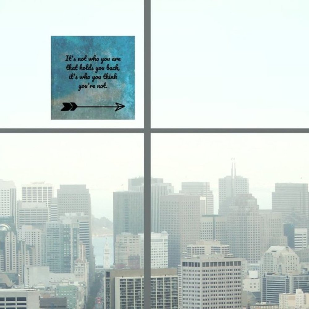 Mirror Motivation Window Clings Motivational Quote - Picture 7 of 7